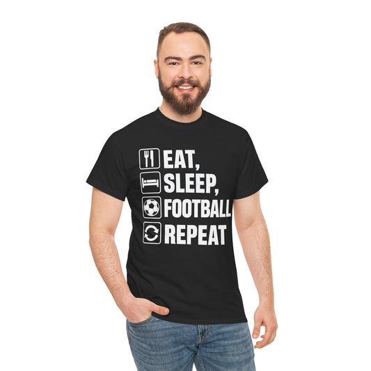 Football Eat Sleep Repeat T-Shirt