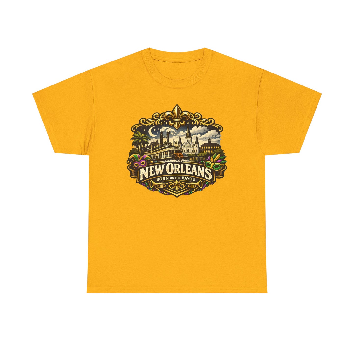 New Orleans Vintage Badge Tee — Crescent City Souvenir T-Shirt