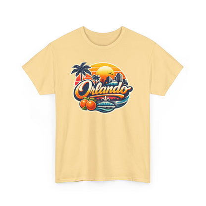 Orlando Retro Sunset T-Shirt — Vintage Florida Vacation Tee