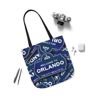 Orlando Welcome Sign Canvas Tote