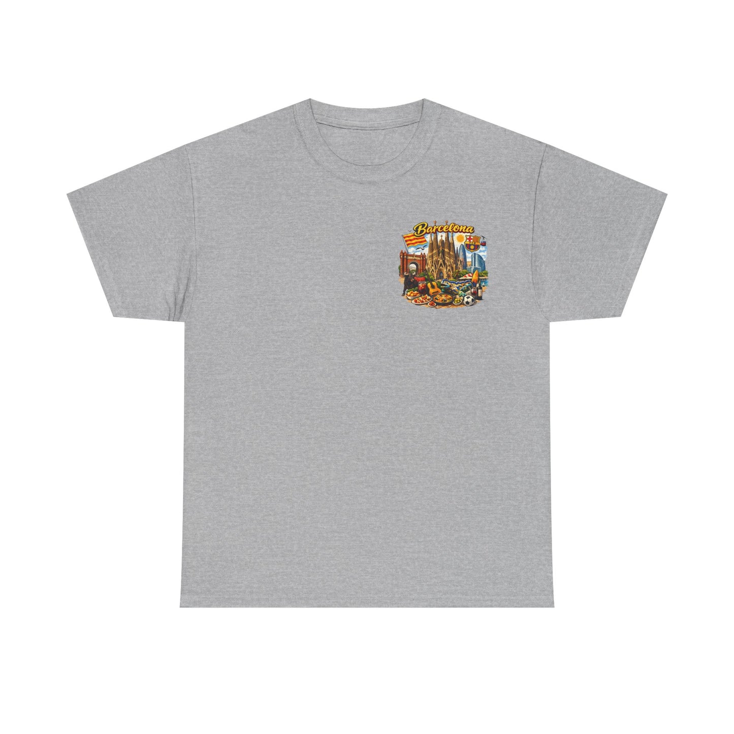 Barcelona Souvenir T‑Shirt — Vintage City Collage Tee