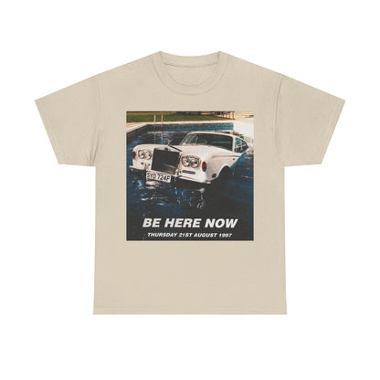 Oasis Be Here Now Vintage Graphic Tee — Retro Aesthetic T‑Shirt (Thursday 21st August 1997)