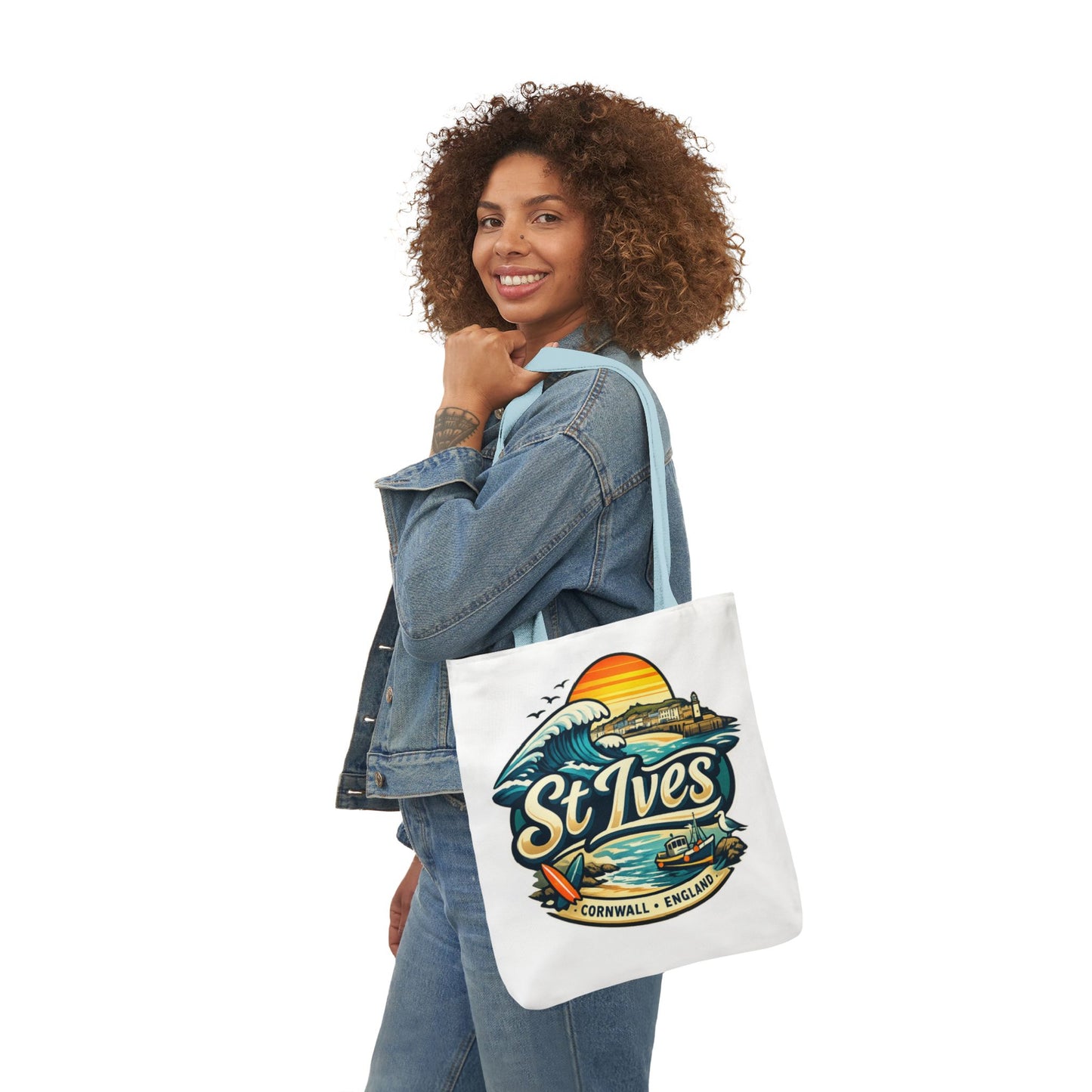 St Ives Cornwall Sunset Tote Bag