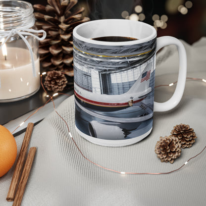 New Air Force One Coffee Mug — USA Flag Air Force One Ceramic Cup (11oz/15oz)