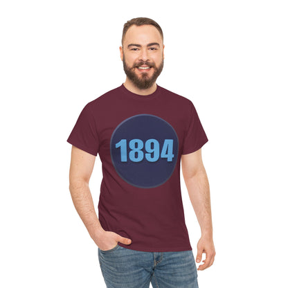 1894 Manchester City Circle Graphic Tee — Vintage Year Anniversary T-Shirt