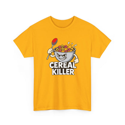 Cereal Killer Graphic Tee — Funny Breakfast Cartoon T‑Shirt