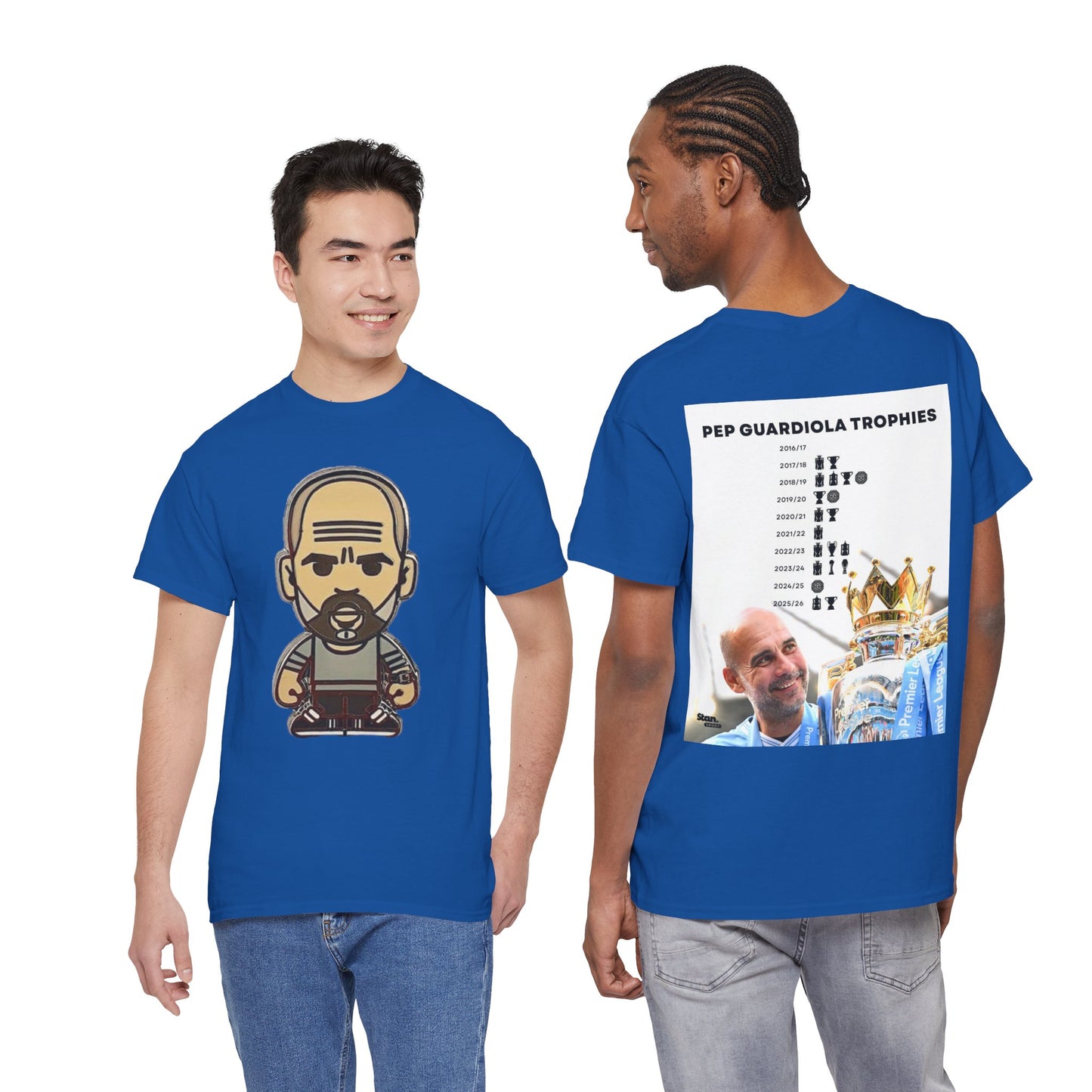 Pep Guardiola Trophies Graphic Tee