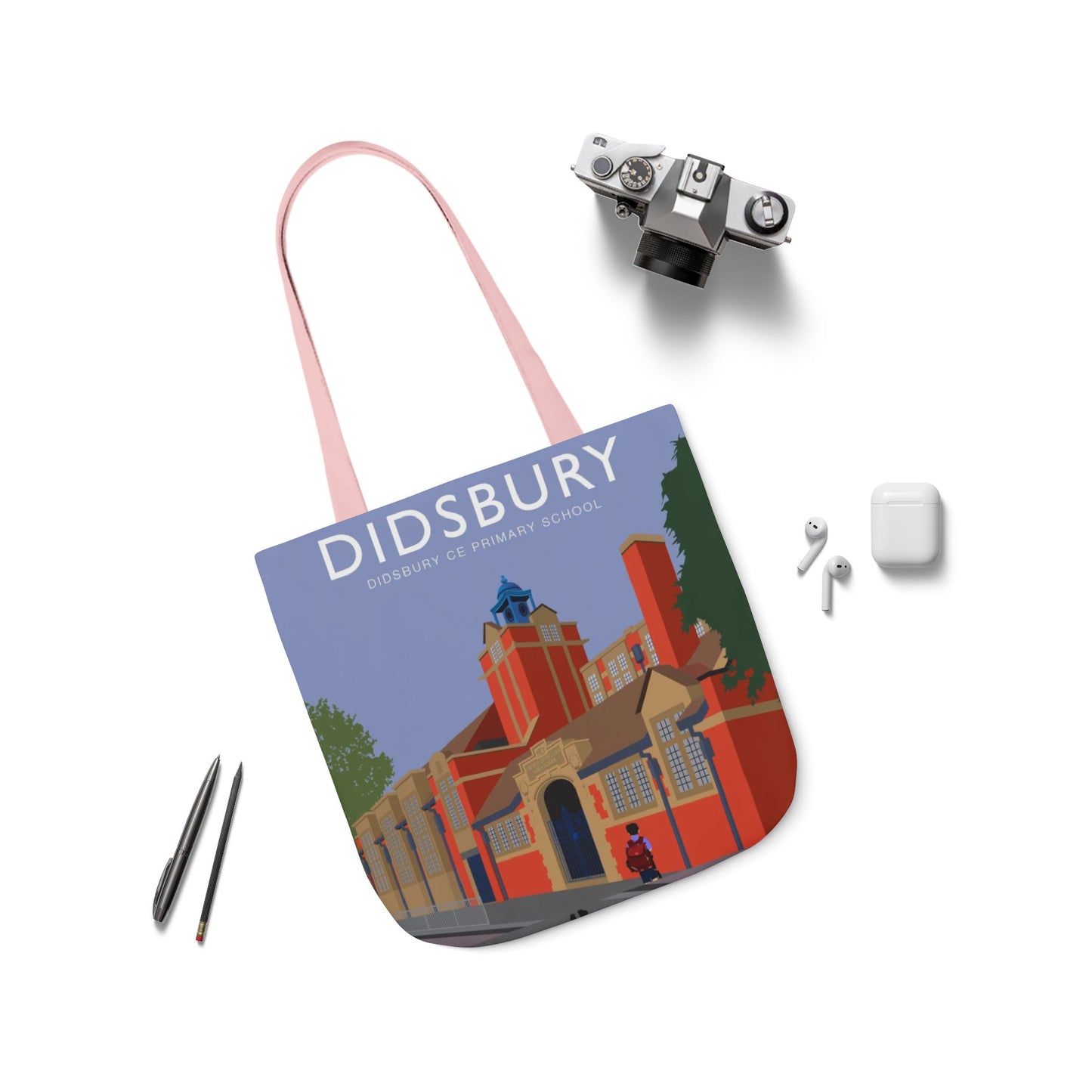 Elm Grove Didsbury C of E Primary School Vintage Travel Canvas Tote Bag