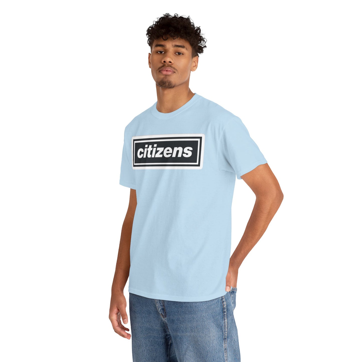 Citizens Manchester City Logo T-Shirt — Minimal Retro Box-Logo Tee
