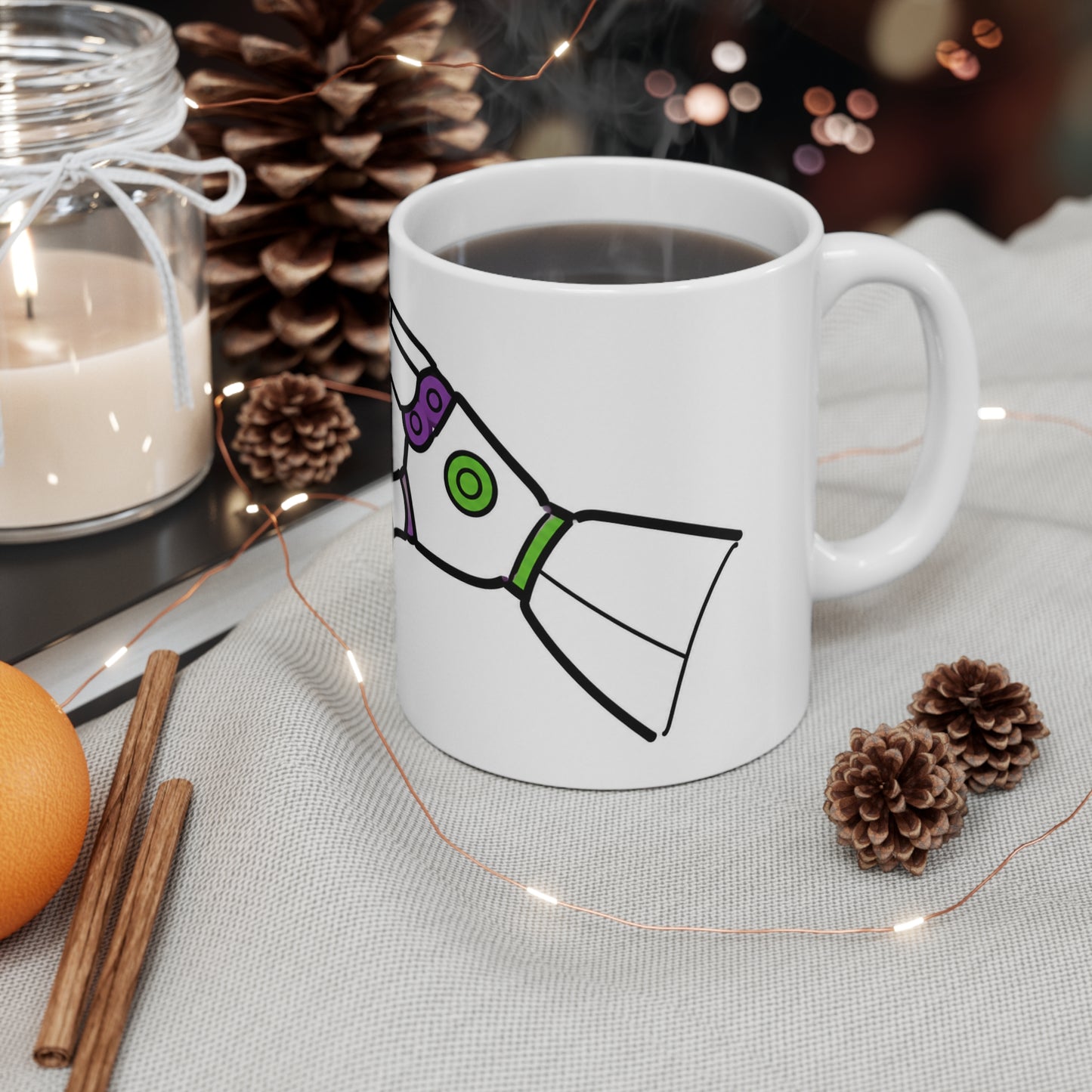 Toy Story Heart Mug — Ceramic Coffee Cup (11oz, 15oz)