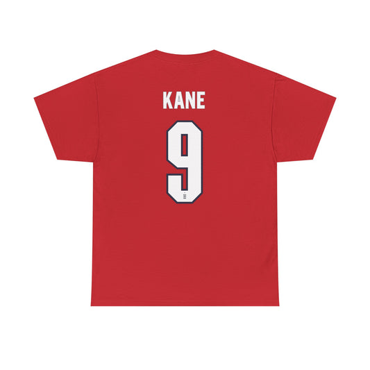 England Football T-Shirt — KANE #9 Red Soccer Shirt