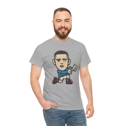 Phil Foden Cartoon Dance Pose Tee - Funky Character Graphic T-Shirt