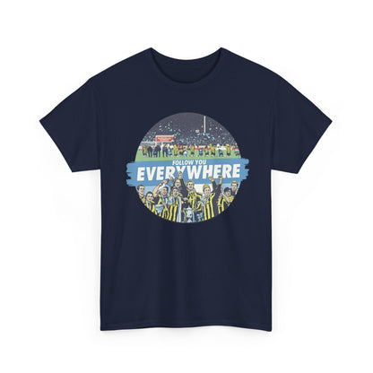 Manchester City T-Shirt — Follow Me Everywhere Soccer Fan Design