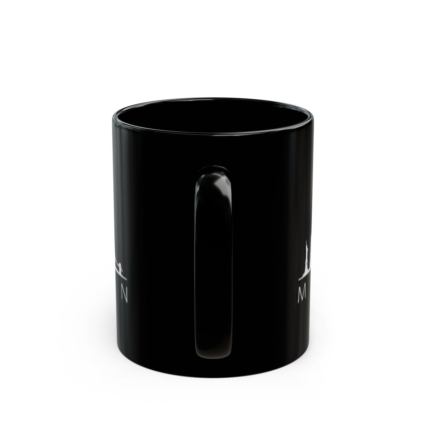 Manhattan Skyline Black Mug — Cityscape Coffee Cup (11oz & 15oz)