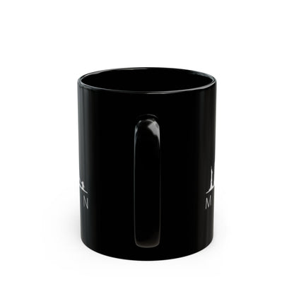 Manhattan Skyline Black Mug — Cityscape Coffee Cup (11oz & 15oz)
