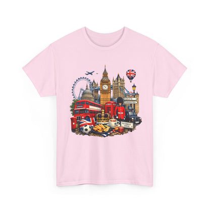 London Landmarks T‑Shirt — British Icons Collage Tee