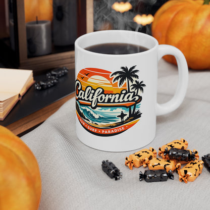 California Sun & Surf Ceramic Coffee Mug — 11oz/15oz