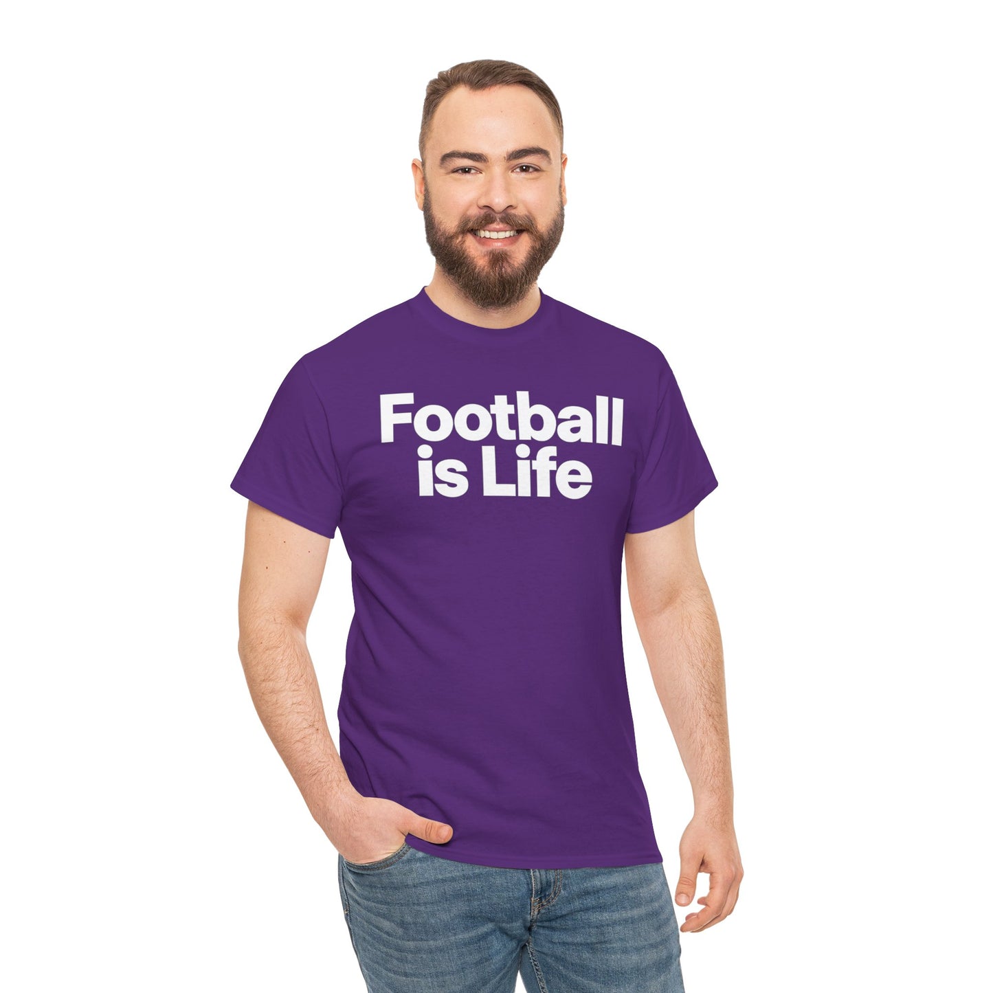 Football Is Life T-Shirt — Bold Graphic Tee for Fans & Players