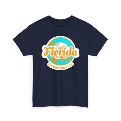 Florida Sunshine State T‑Shirt – Retro Beach Logo Tee
