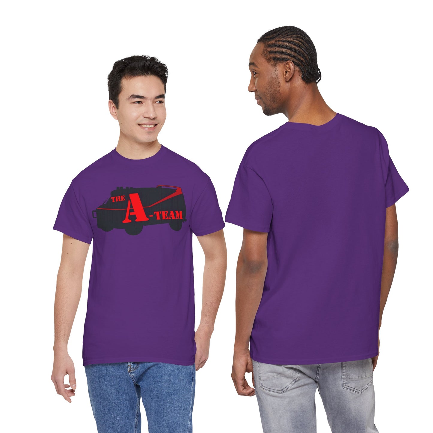 A-Team Van Graphic Tee — Retro Action TV Logo T-Shirt