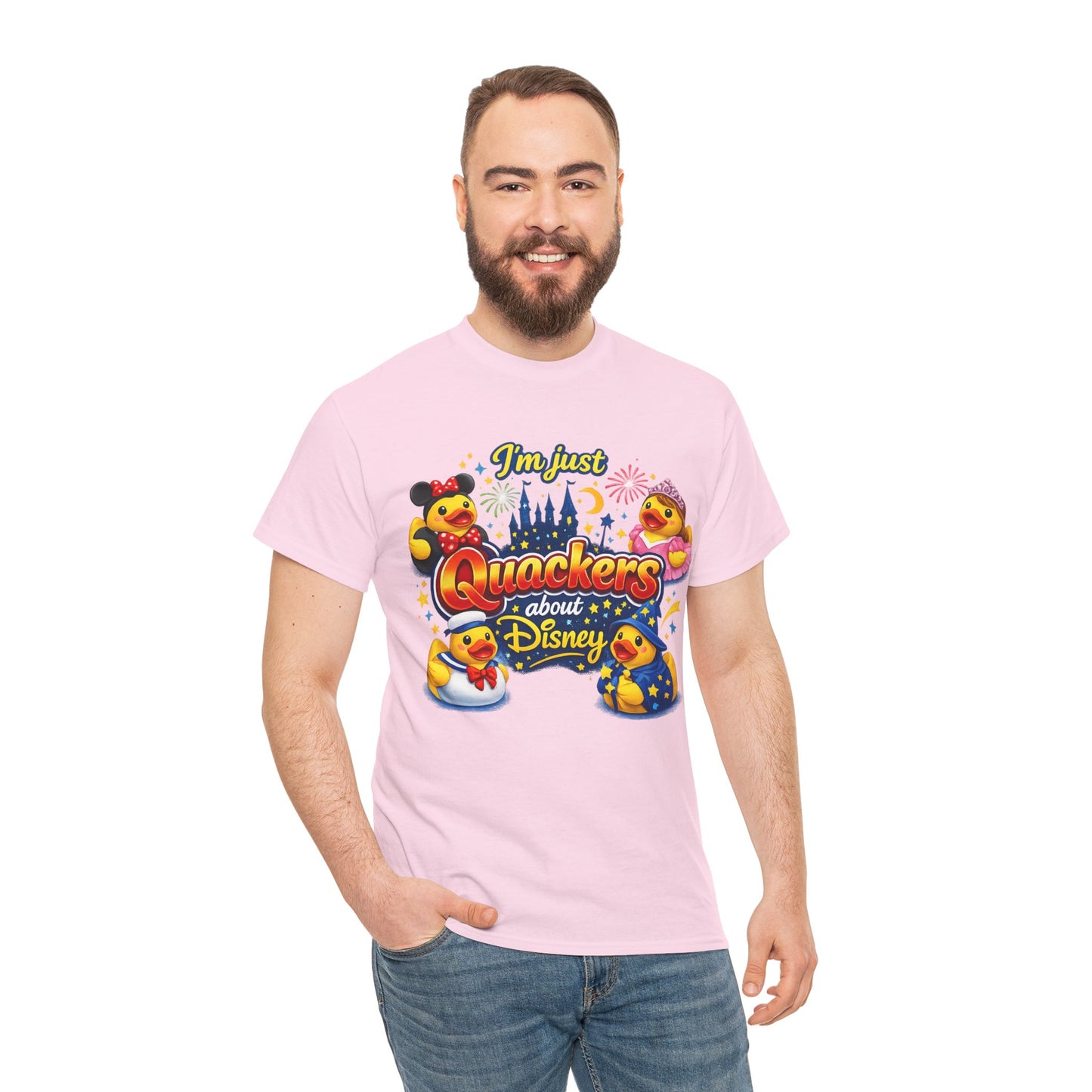 Quackers About Disney Rubber Duck Tee — "I'm Just Quackers About Disney" Graphic T-Shirt
