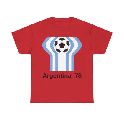 Argentina '78 Soccer T-Shirt — Retro World Cup Football Tee