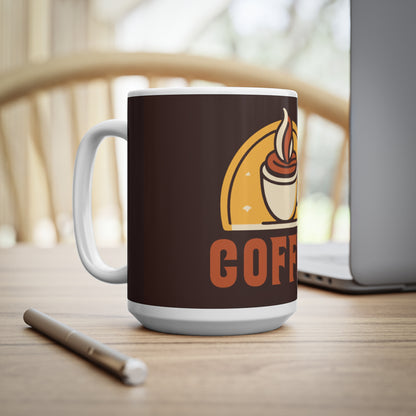 Coffee Mug — Retro Coffee Cup Design (11oz & 15oz)