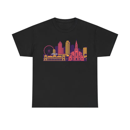 Orlando City Skyline T-Shirt — Colorful Urban Landmark Graphic Tee