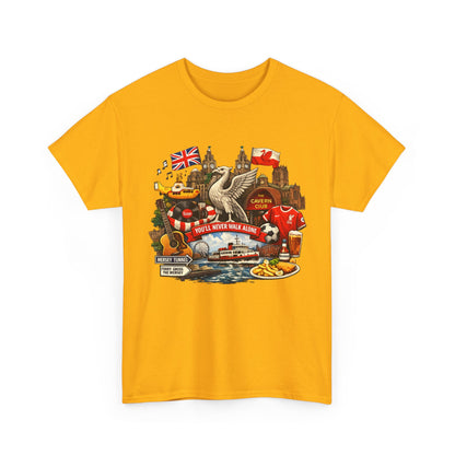 Liverpool Landmarks & You'll Never Walk Alone T-Shirt
