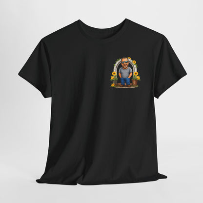 Funny Senior Tee — “At My Age Getting Lucky Means Walking Into a Room and Remembering Why I’m There”