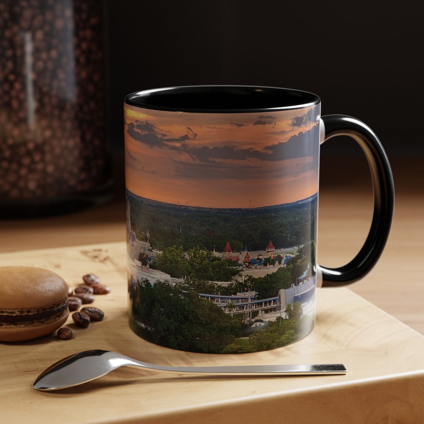 Disney Magic Kingdom Castle Sunset Coffee Mug (Accent, 11/15oz)