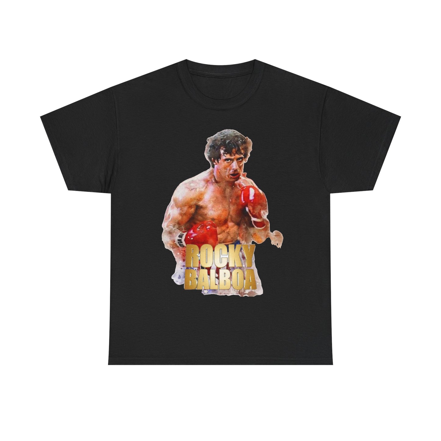 Boxing Rocky Balboa Graphic Tee – Retro Fighter Movie Shirt