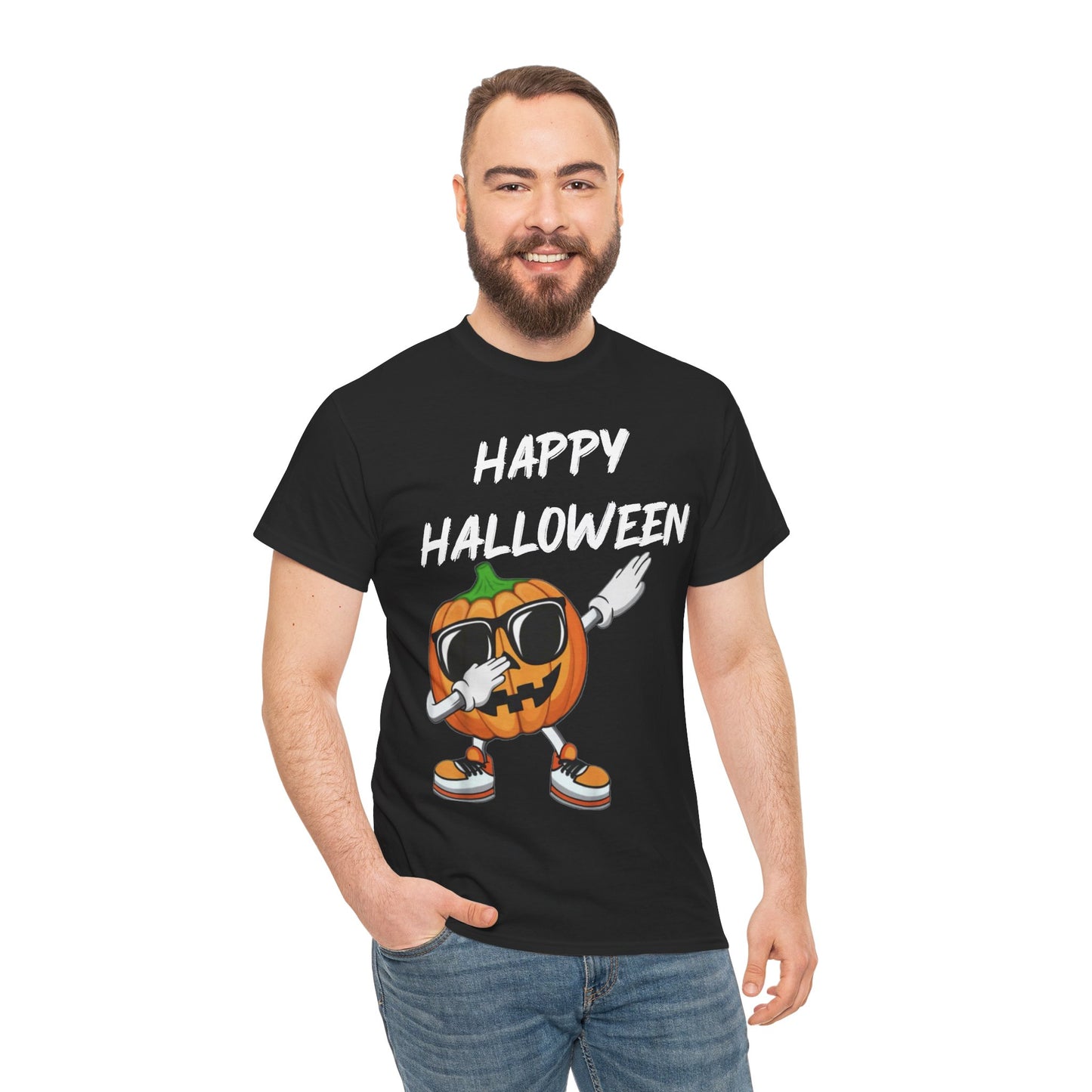 Happy Halloween Dabbing Pumpkin Tee