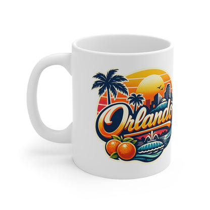 Orlando Tropical Sunset Coffee Mug — Ceramic 11oz & 15oz