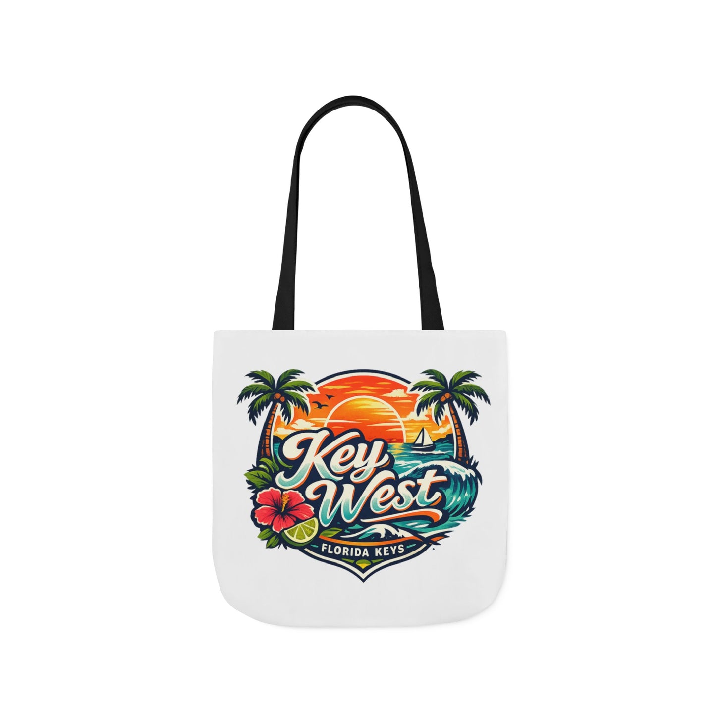 Key West Sunset Canvas Tote