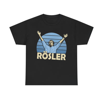 Retro 'Rösler' Graphic Tee - Vintage Soccer Fan Shirt