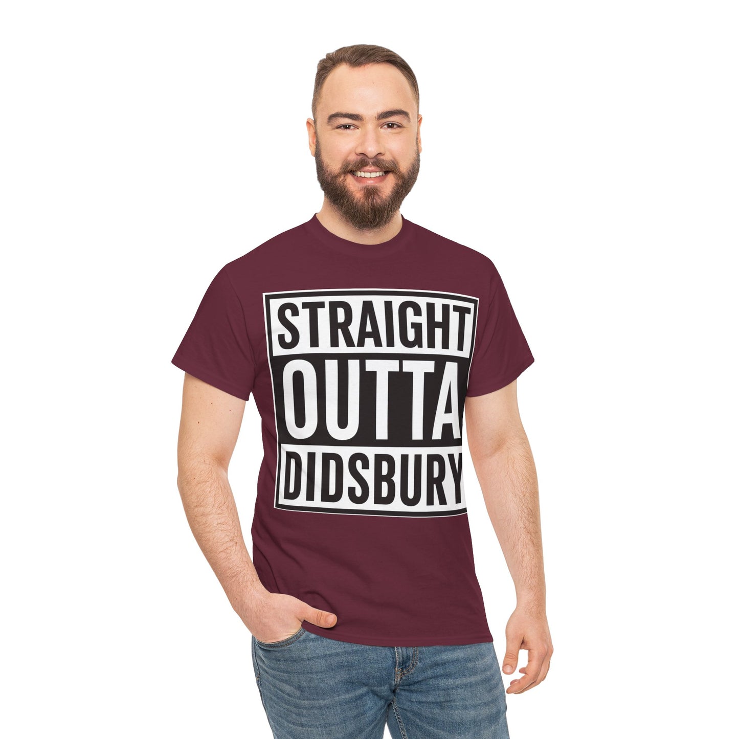Straight Outta Didsbury T‑Shirt — Graphic City Pride Tee