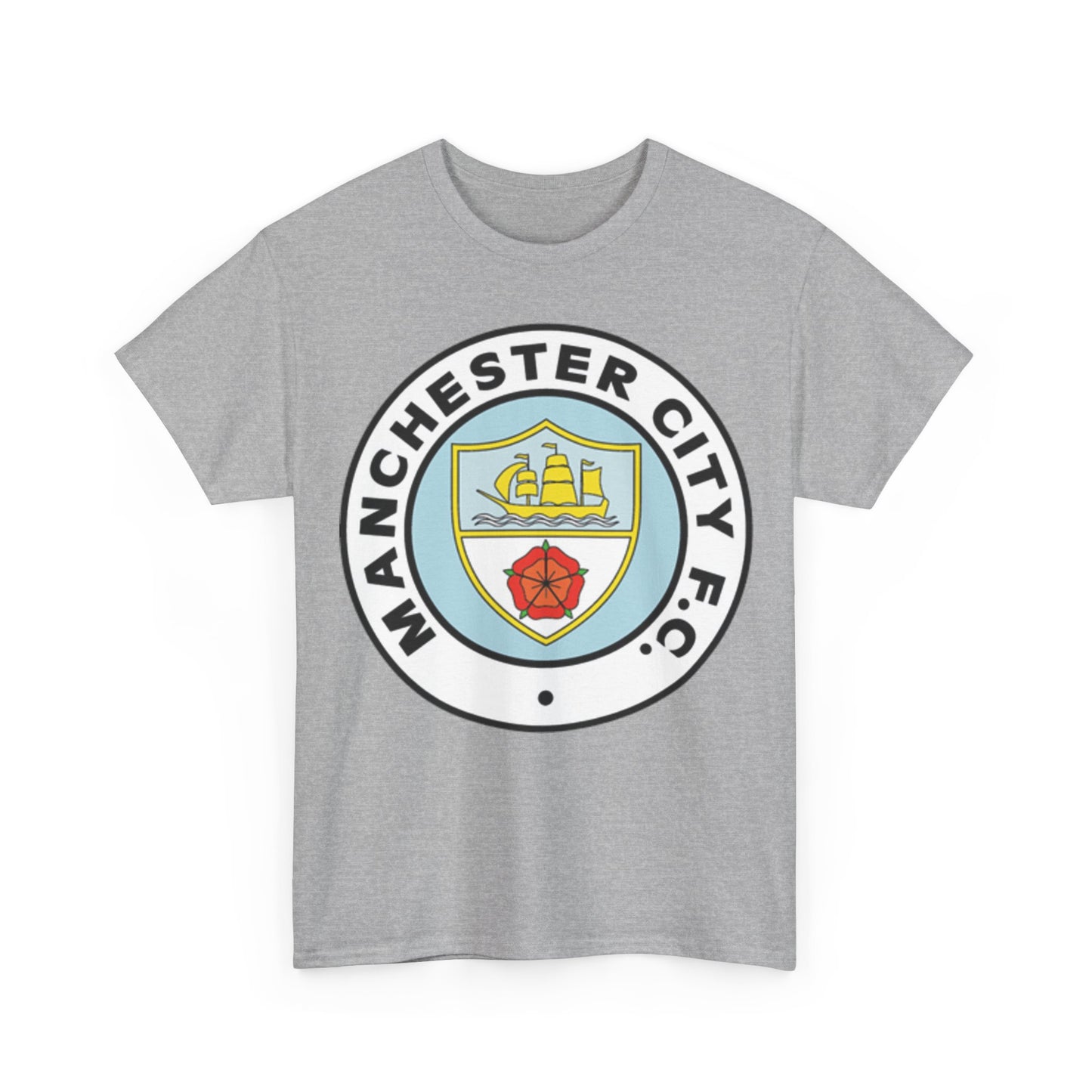 Manchester City F.C. Retro Crest T-Shirt – Retro Football Fan Tee
