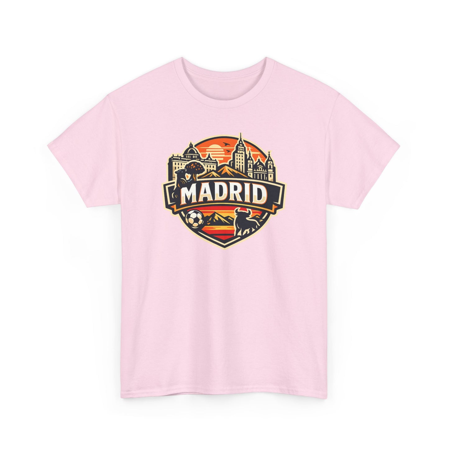 Madrid Skyline Soccer Crest T-Shirt