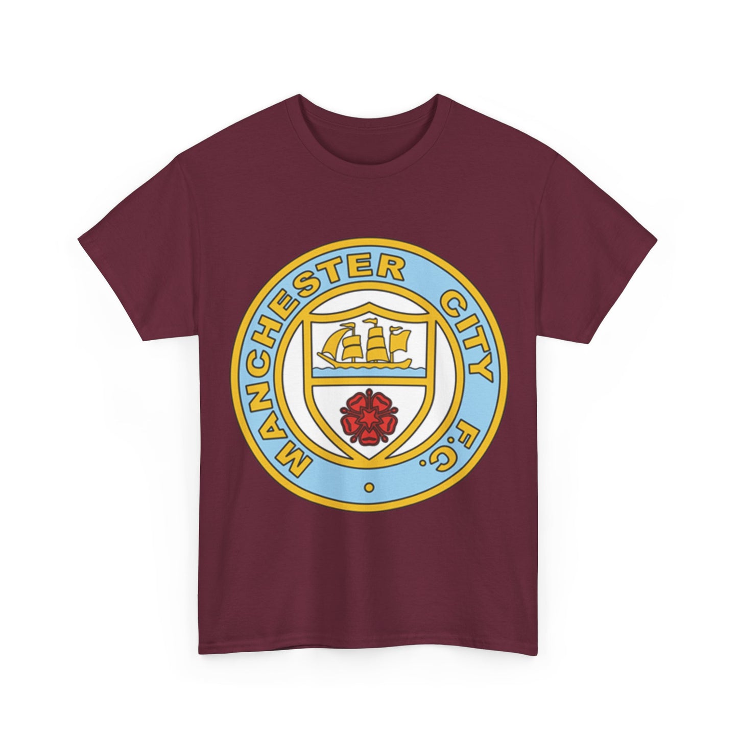 Manchester City FC Retro Crest T-Shirt – Retro Football Fan Tee