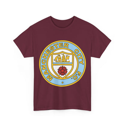 Manchester City FC Retro Crest T-Shirt – Retro Football Fan Tee