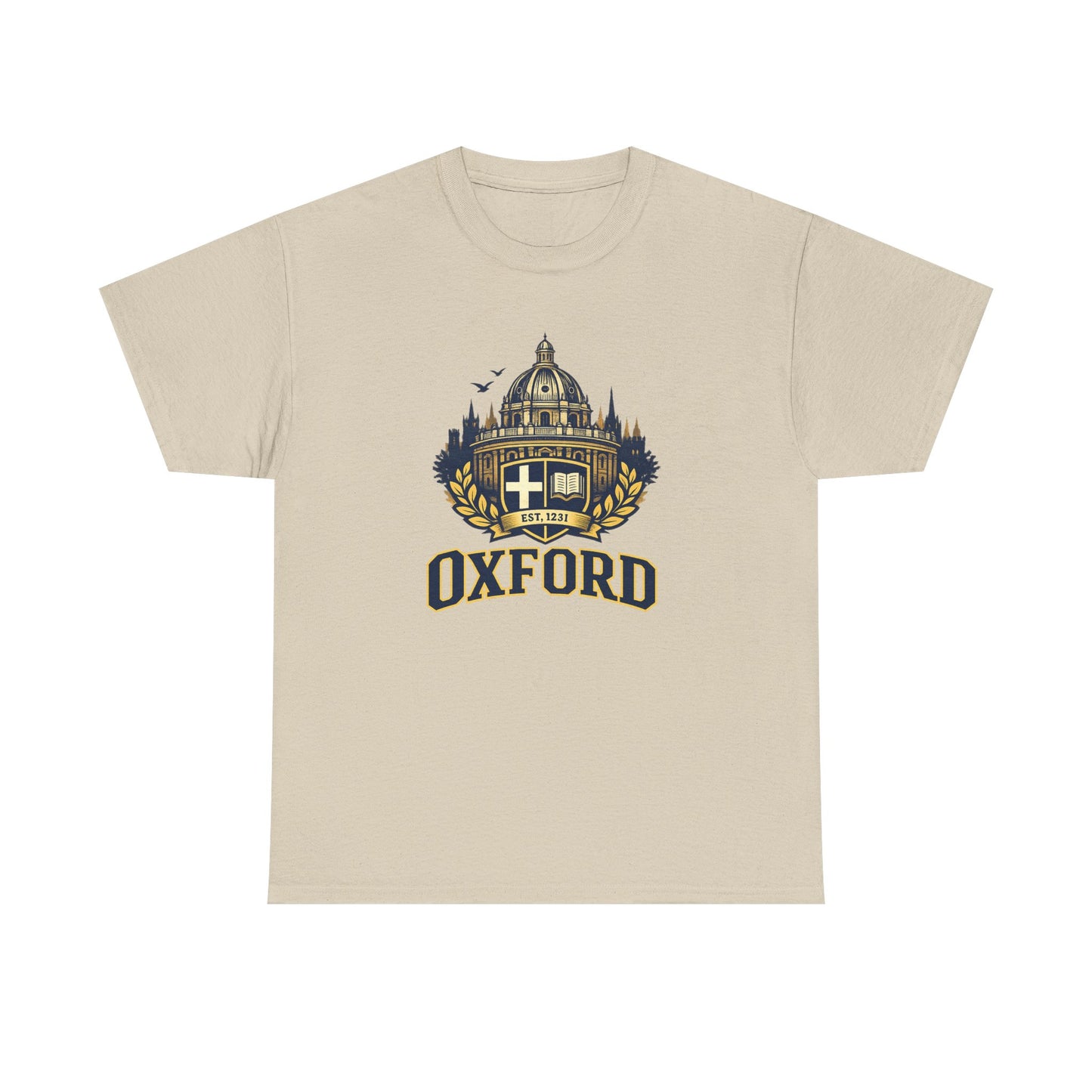 Oxford Crest T-Shirt — Vintage University Graphic Tee