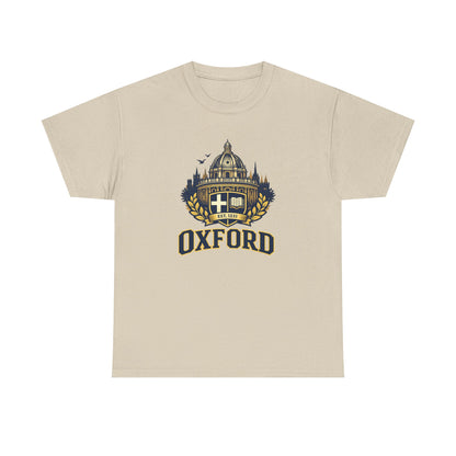 Oxford Crest T-Shirt — Vintage University Graphic Tee