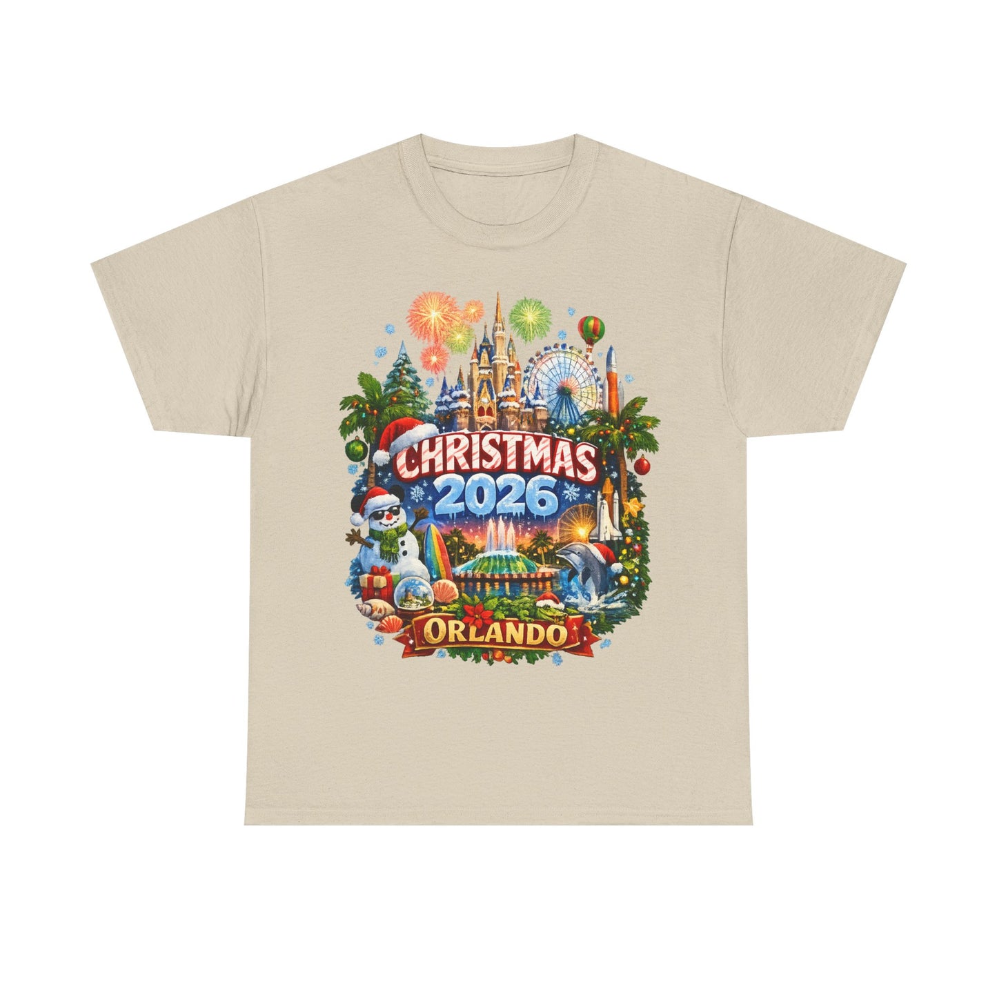 Christmas 2026 Orlando T-Shirt — Holiday Theme Park Souvenir Tee
