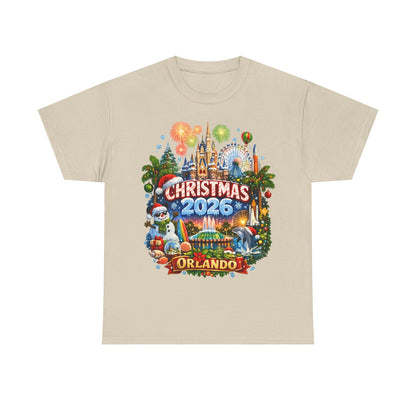 Christmas 2026 Orlando T-Shirt — Holiday Theme Park Souvenir Tee