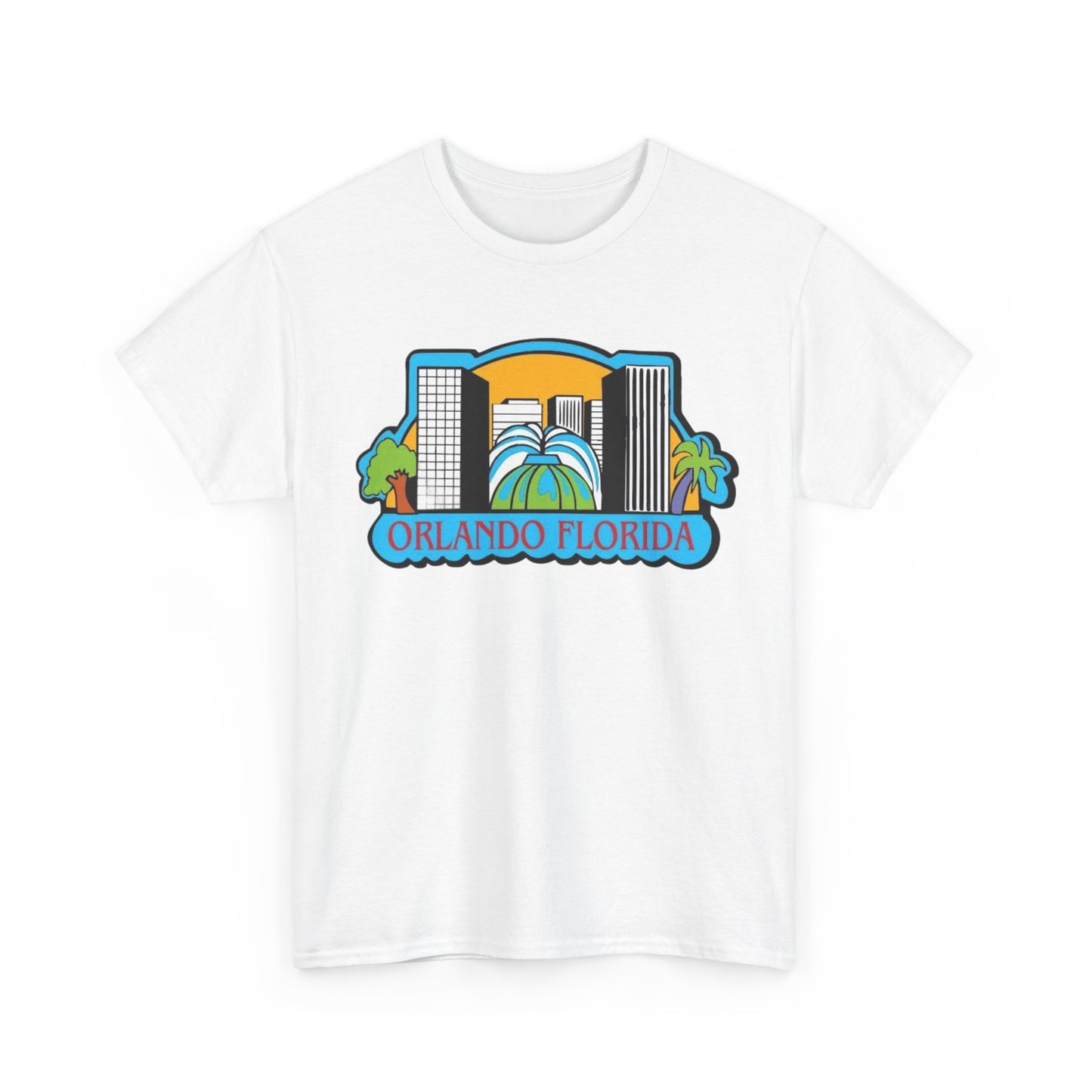 Orlando Florida Retro Skyline T-Shirt