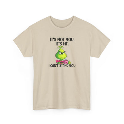Grumpy Grinch Tee – "It's Not You. It's Me. I Can't Stand You" Christmas Shirt