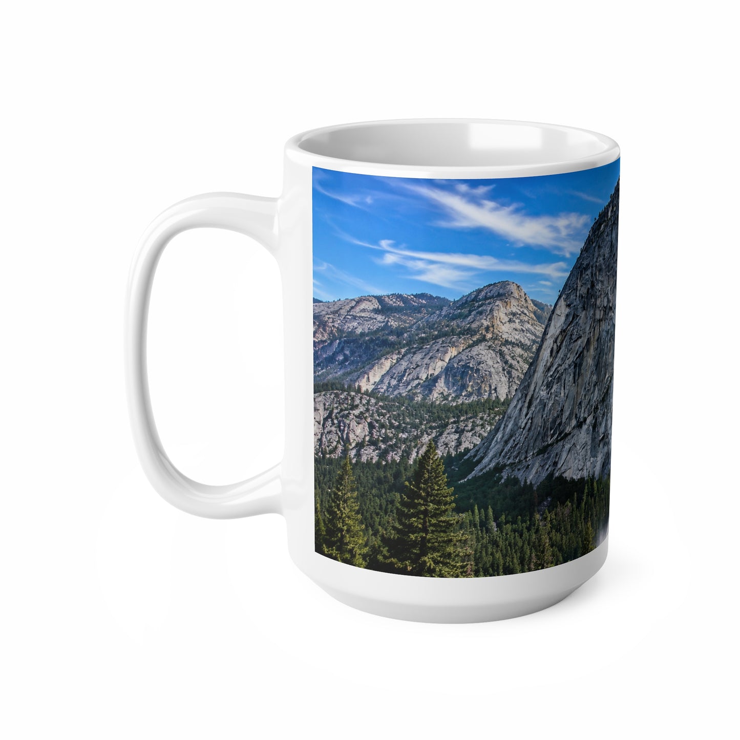 Yosemite Valley Scenic Photo Mug — Mountain Landscape Coffee Cup (11oz & 15oz)