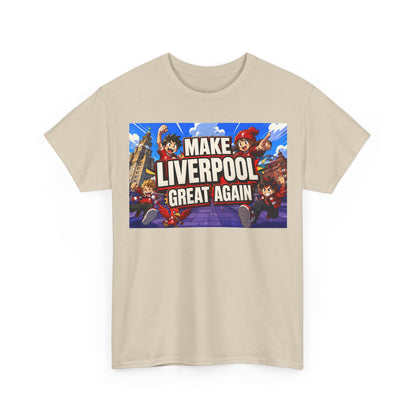 Liverpool Fan Tee – "Make Liverpool Great Again" Graphic Shirt