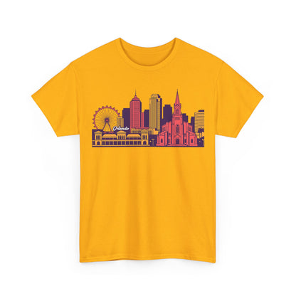 Orlando City Skyline T-Shirt — Colorful Urban Landmark Graphic Tee